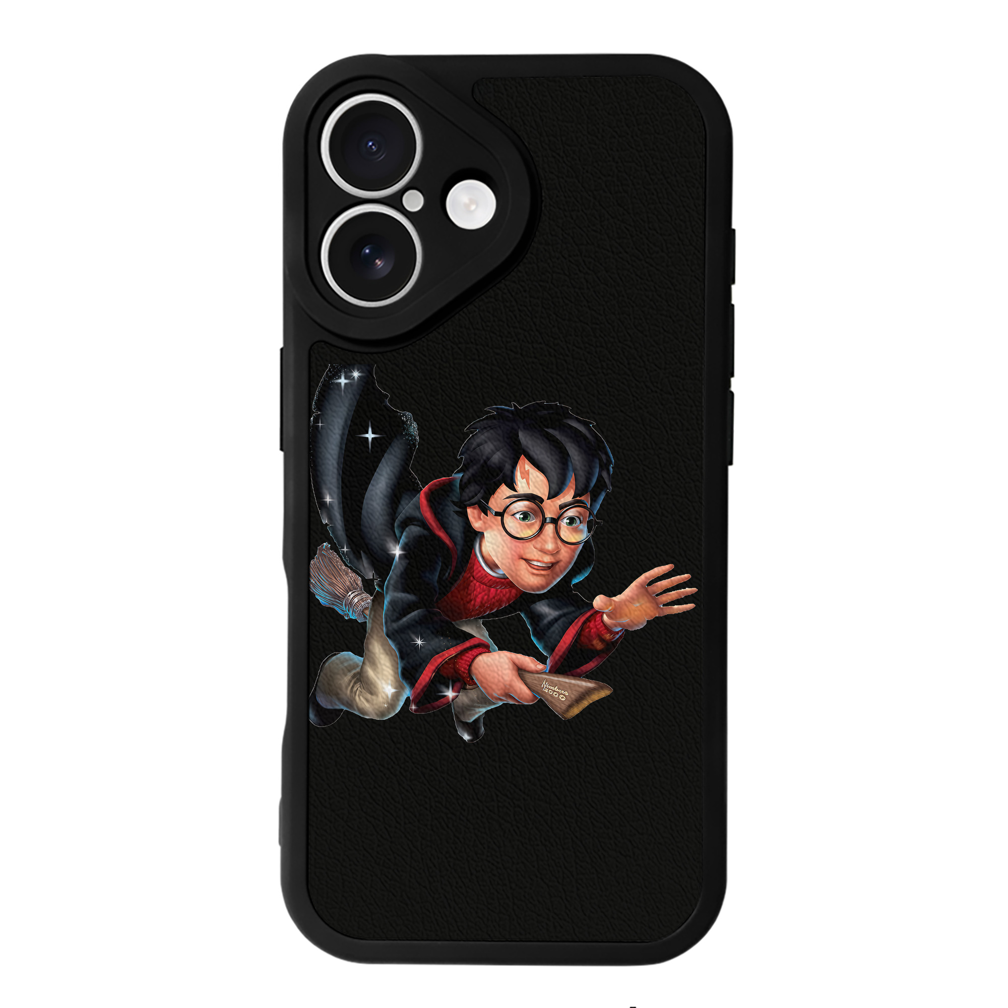 （画像用） Harry Potter ハリー・ポッターシリーズ 【iPhone 16シリーズ対応】シリコンスマホケース（レザー調） 材質：シリコン
